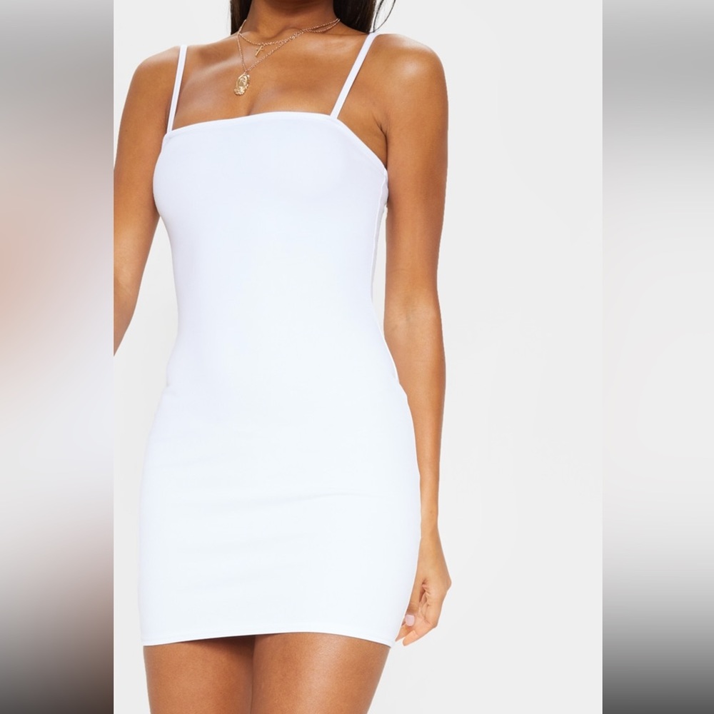PrettyLittleThings white dress